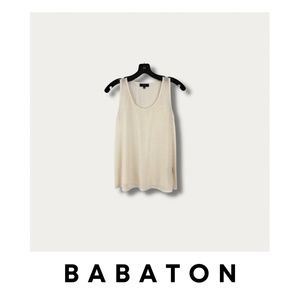 Babaton Tank Top with Silk Back Blouse
